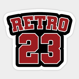 RETRO 23 Sticker